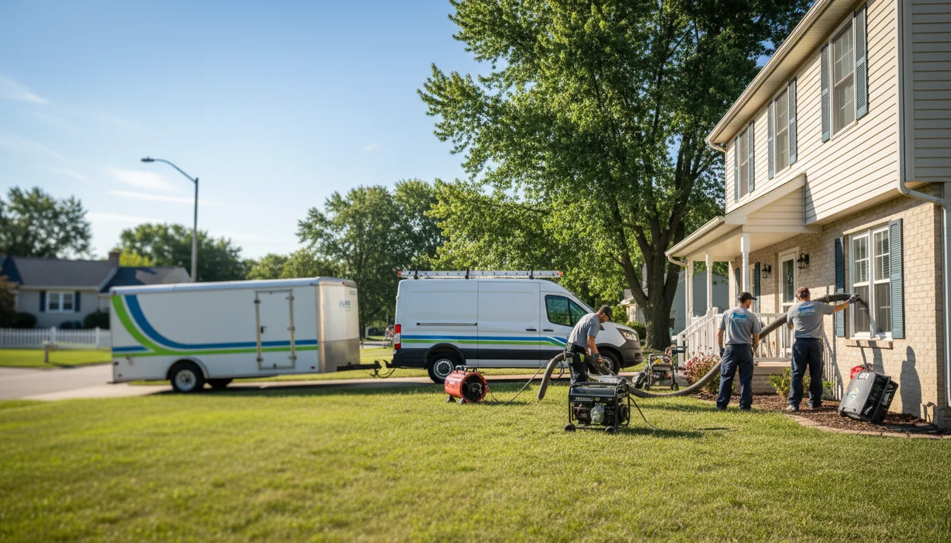Flooded Basement Restoration And Cleanup With Repair in Ireton, IA near me